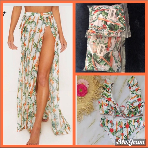 MISSDELIGHT_MOR Other - 🏊🏼‍♀️TWO PEICE/COVER UP BATHING SUITS SIZE L👙